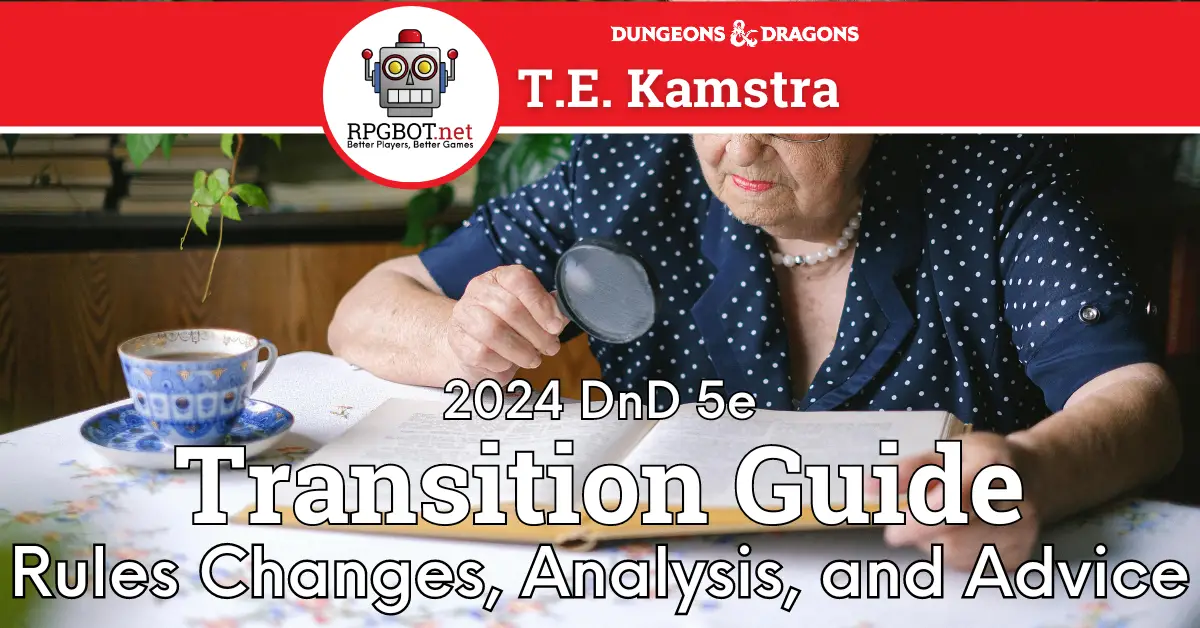 DnD 5e to DnD 2024 Transition Guide and Change Log Everything That's